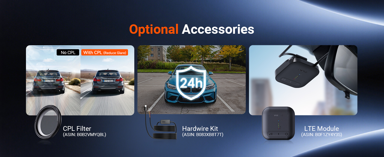 dash cam front and inside