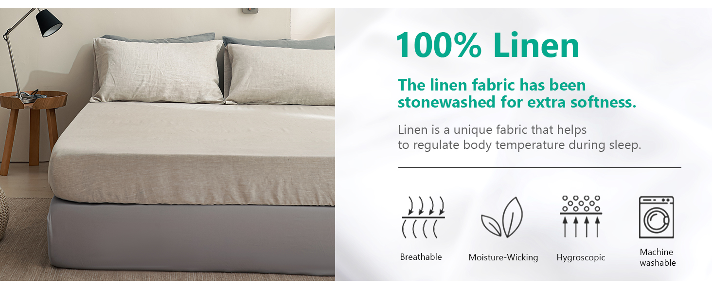 beige fitted sheet