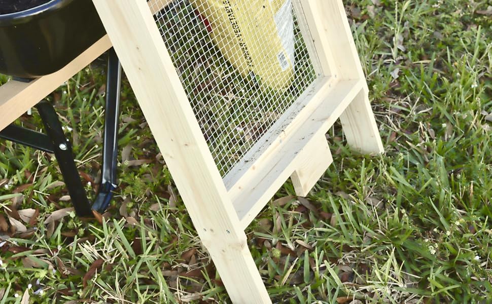 KS KabellsSifter for Garden Compost Screen Sifter Sifting for Soil