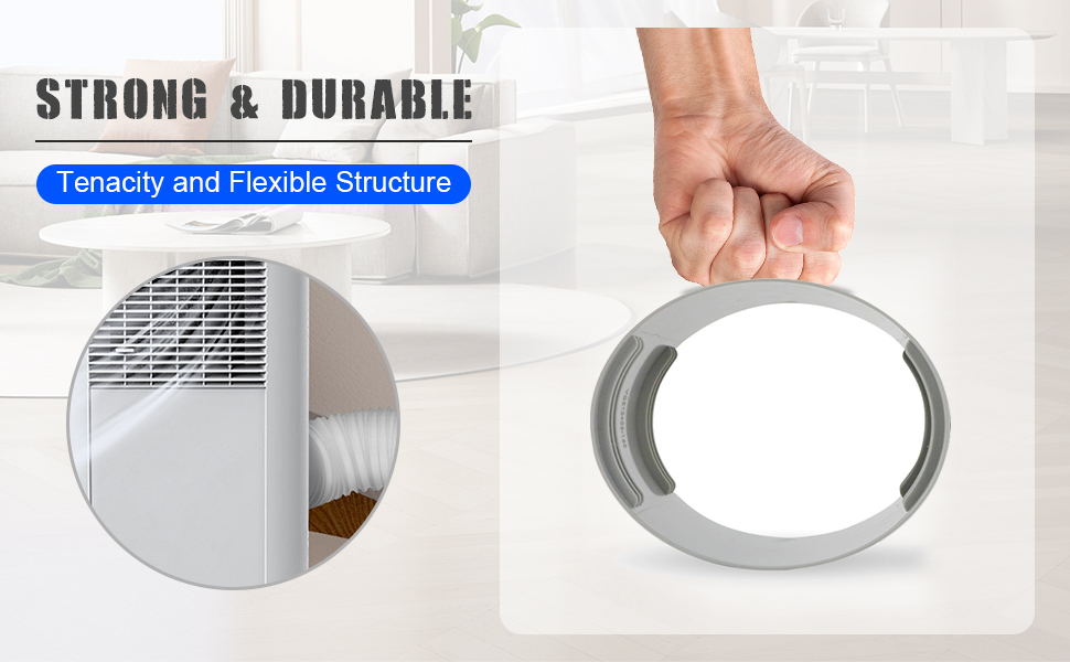 Portable AC Hose Exhaust Coupler,5.9" Air Conditioner Hose