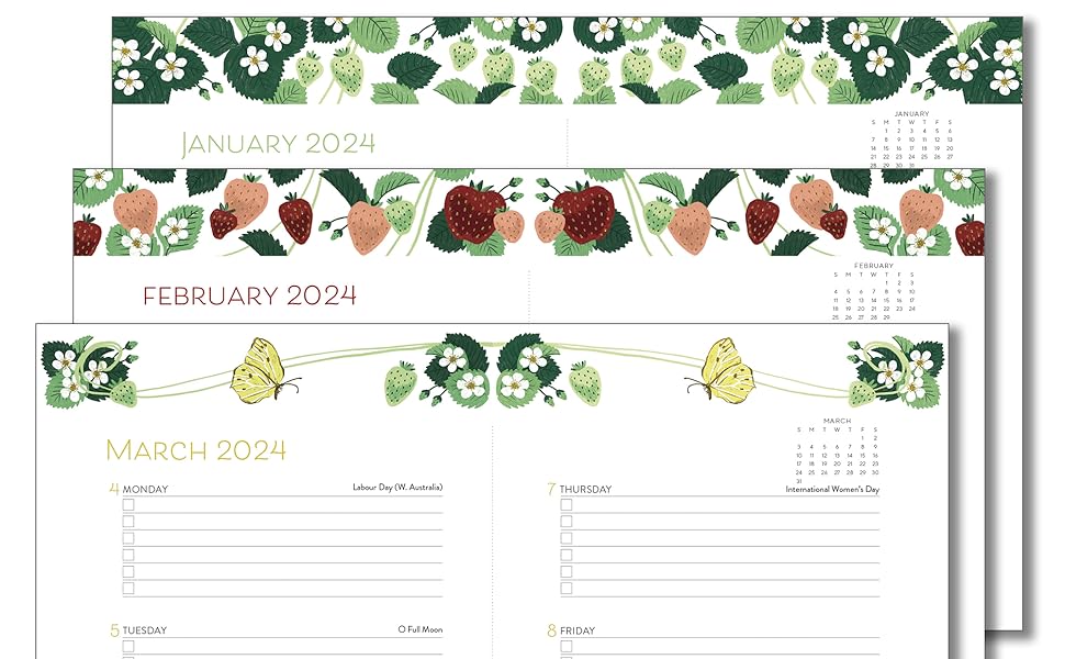 High Note 2024 Planner, 17Month Weekly & Monthly