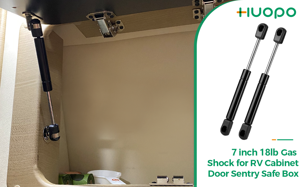 7 inch 18lb/80N Gas Shock Strut Spring Lift Support for RV Overhead Lid