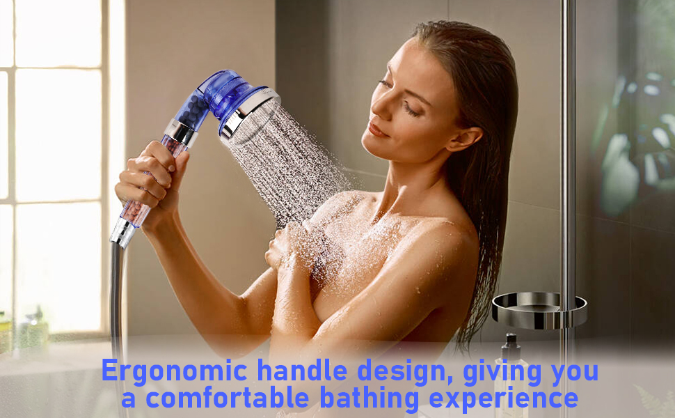 Shower Head with Filters,High Pressure Water Saving Shower Handheld,3