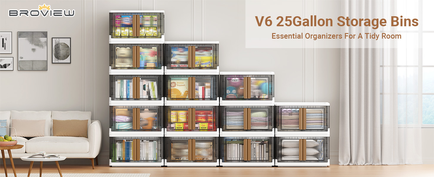 Stacked Storage Bins