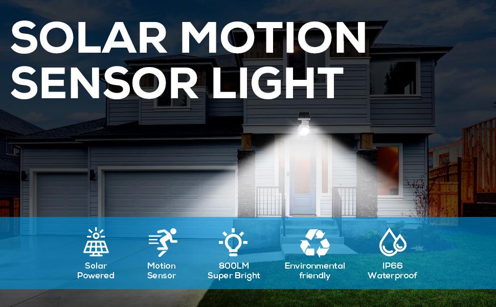 solar light motion sensor outdoor