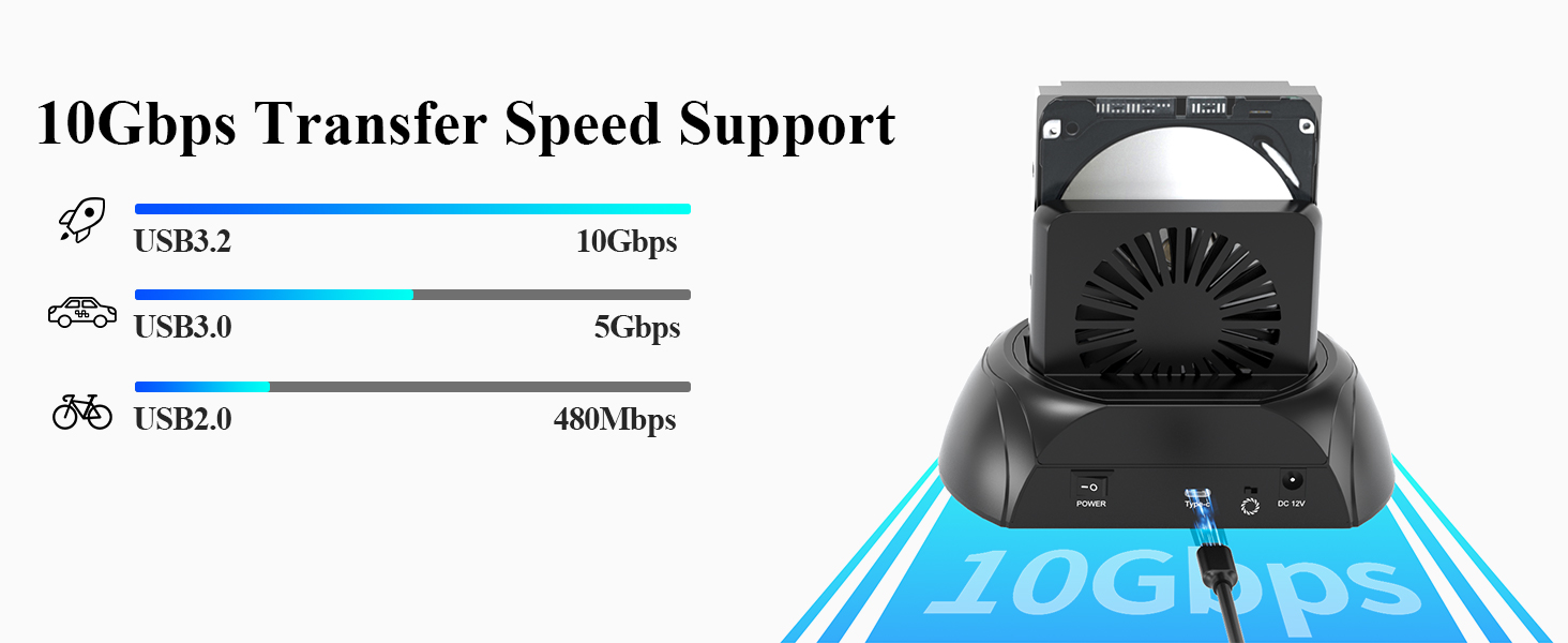 external hard drive docking station