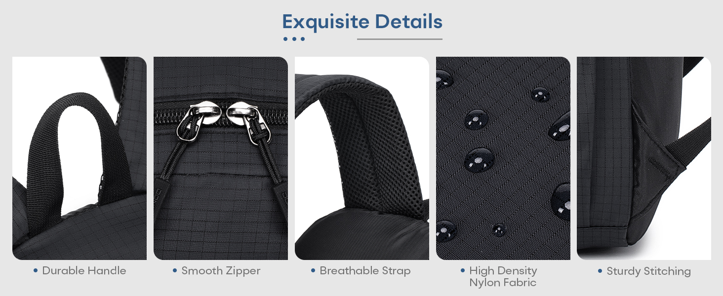 BAGZY Sac 40x20x25 Ryanair Sac a Dos Voyage Cabine Avion Petit 