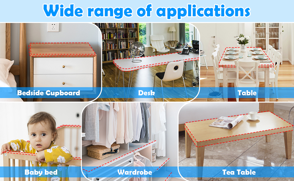 Corner Edge Protector Strip Clear Baby Proofing Corners