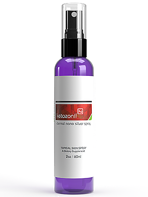 Ketozonil Dermal Defense True Nano Colloidal Silver Spray 2oz