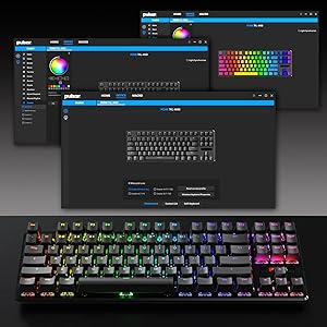Pulsar PCMK Mechanical Gaming Keyboard Barebone Black with Pulsar Fusion software