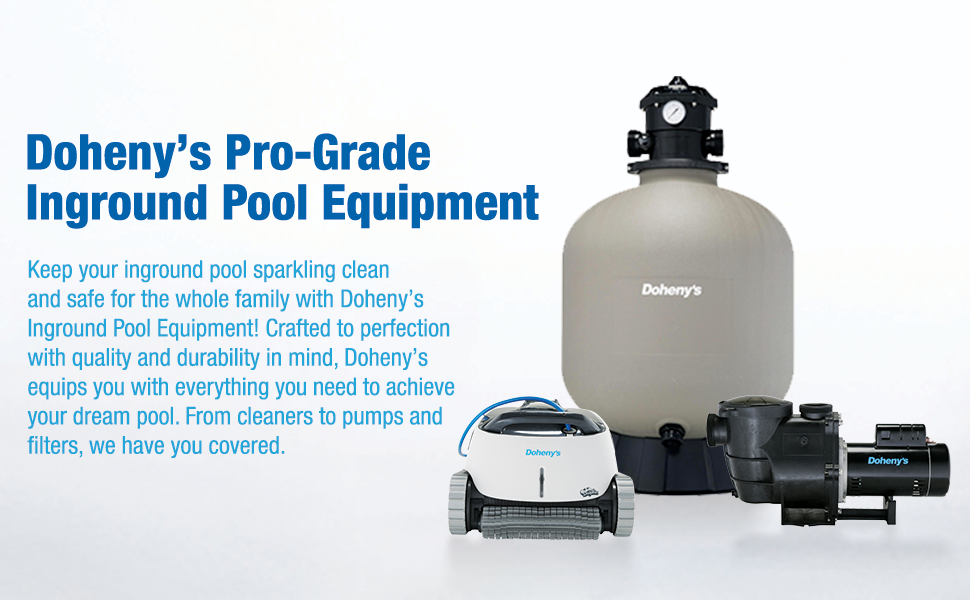 Doheny's Pool Pro Variable Speed Inground Swimming Pool
