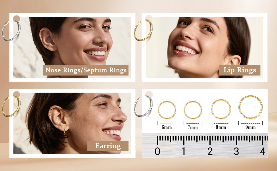 Hinged Clicker Septum Rings