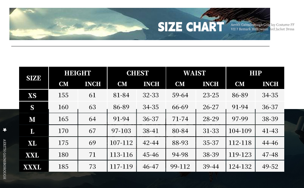 Aerith Gainsborough Cosplay Costume Halloween Red Jacket Dress for Women 4 Aerith Gainsborough Cosplay Costume FF VII 7