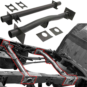 For 1999-2006 Chevy Silverado GMC Sierra Rear Tank Support Crossmember and Upper Shock Mount Crossmember-13