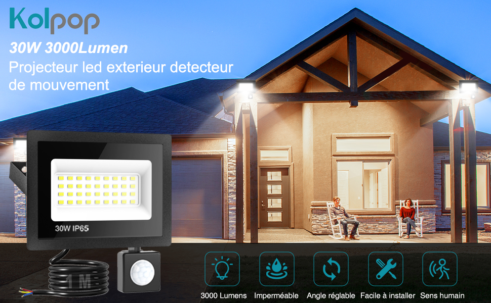 éclairage Extérieur Détecteur Et Marche Forcée www.amazon.fr