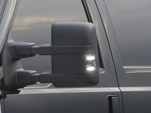 Side Mirror Marker Light Switchback Amber Turn Signals Light White Parking Light