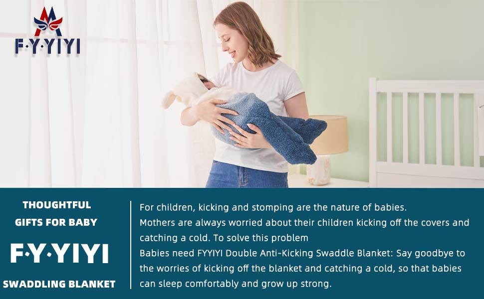 FYYIYI Baby Swaddle Blanket Split Leg Babys Sleep Sack