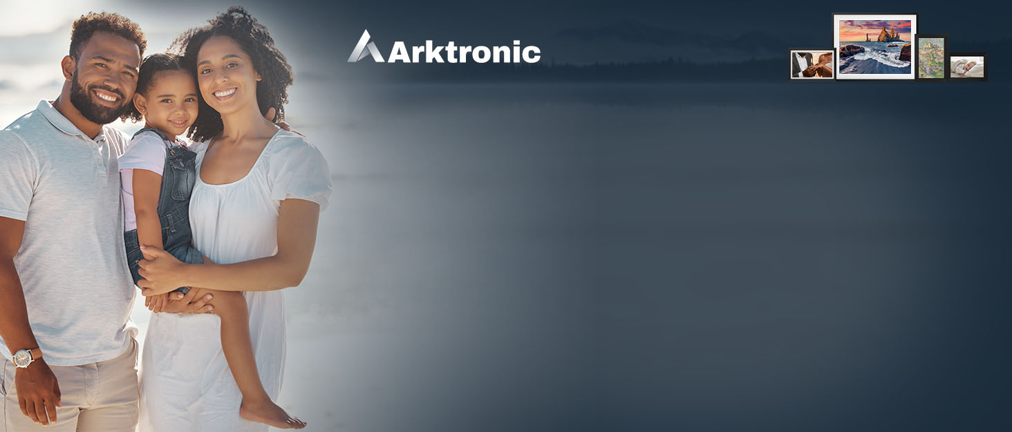 Arktronic 32 Inch FHD Extra Large Digital Picture Frame