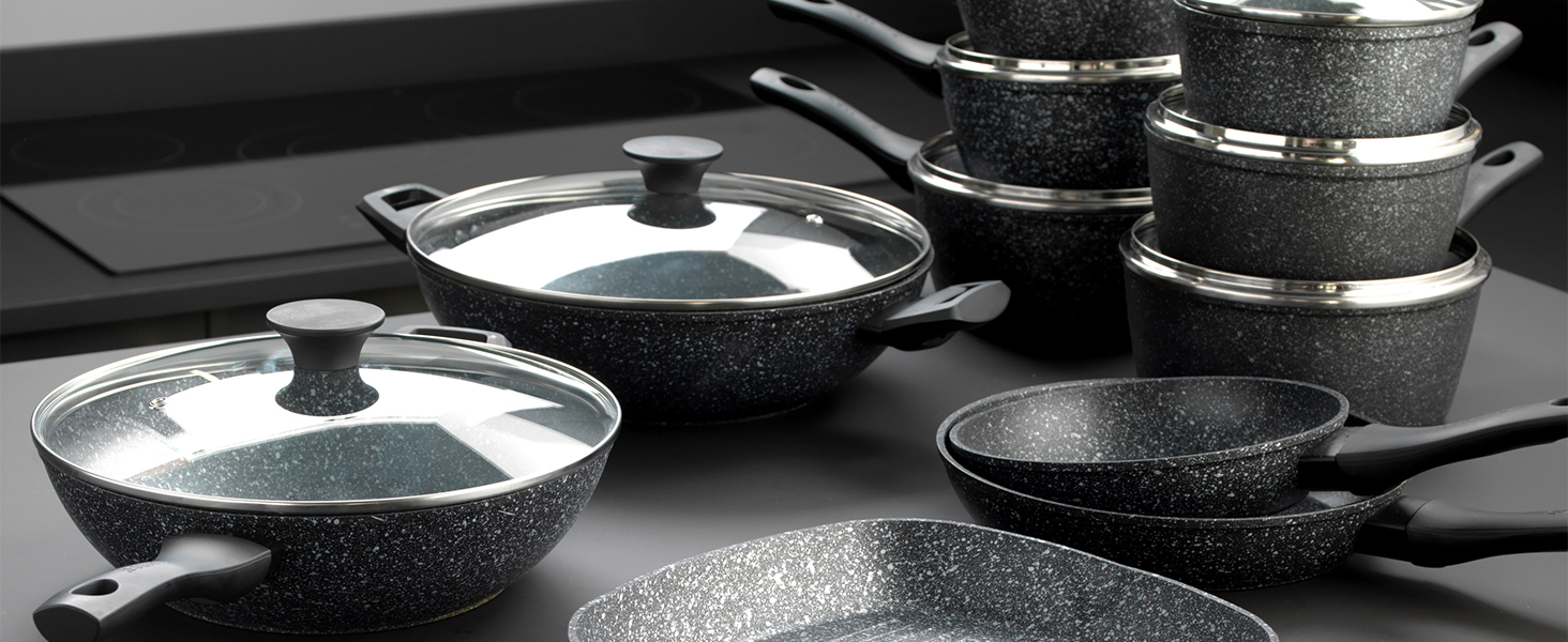 Salter BW05745 Megastone 20 cm Frying Pan 10 x Tougher NonStick