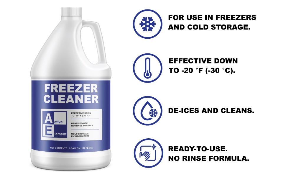 Freezer Cleaner 1 Gallon Deices and Cleans Ready to