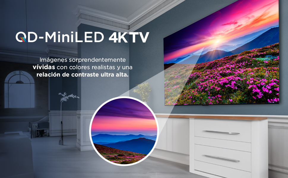 QLED; MINILED, HISENSE; TCL; SMAT TV; TELEVISION; ULED; OLED