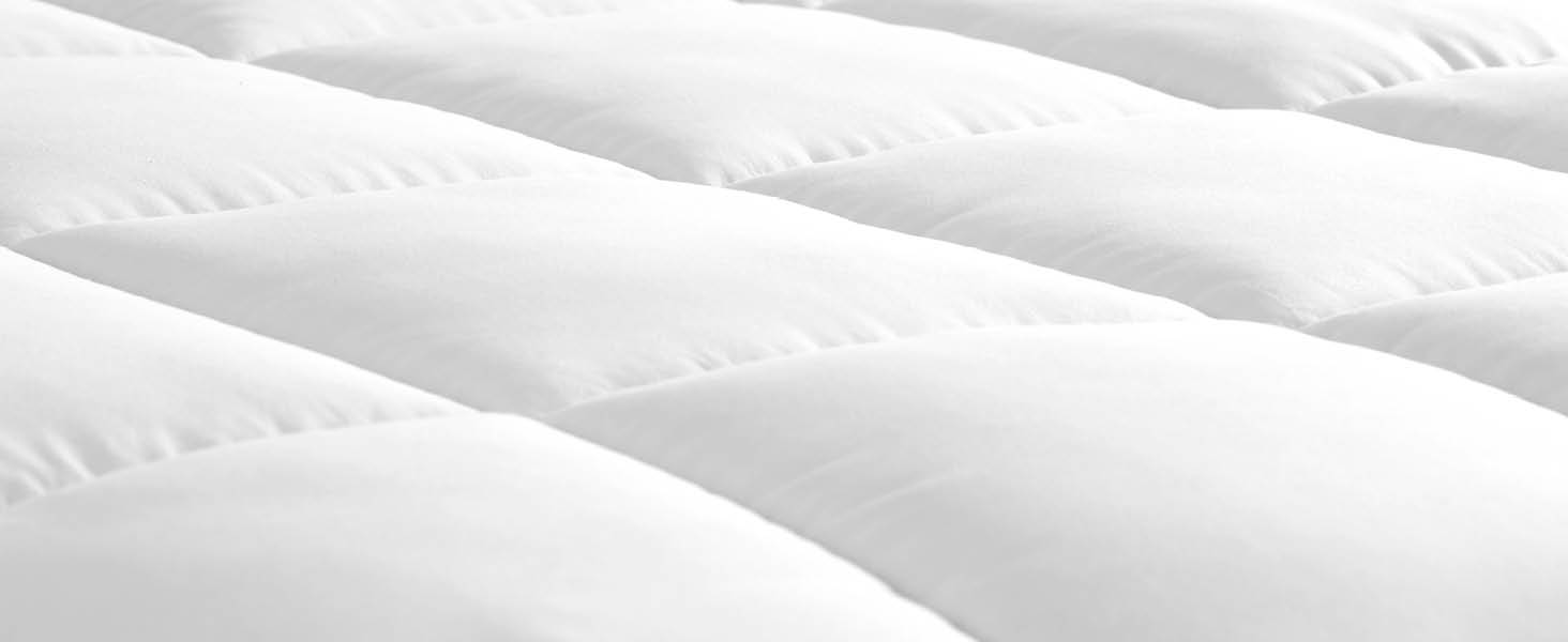 Bare Home King Mattress Pad Pillow Top Reversible Soft