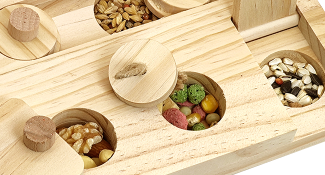 Bird Wooden Puzzle Foraging Toy