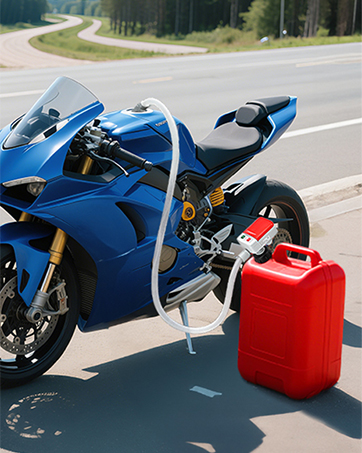 portable power battery pump for gas