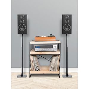 Amazon | イーサプライ スピーカースタンド 大型 2本セット 耐
