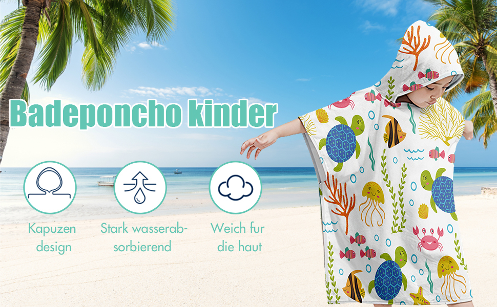 badeponcho kinder