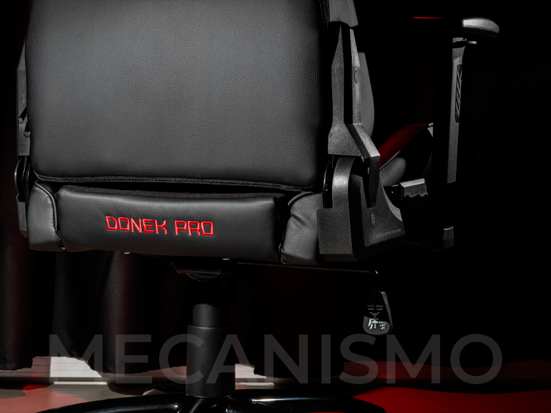 Cadeira Gamer Pichau Donek Pro, Preto e Vermelho