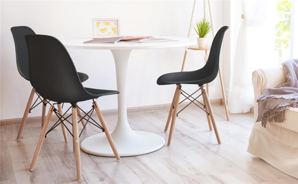 Yaheetech ダイニングチェア 4脚セット 46.5x54x81.5cm Amazon｜Yaheetech ダイニングチェア 椅子 4脚セット シェル