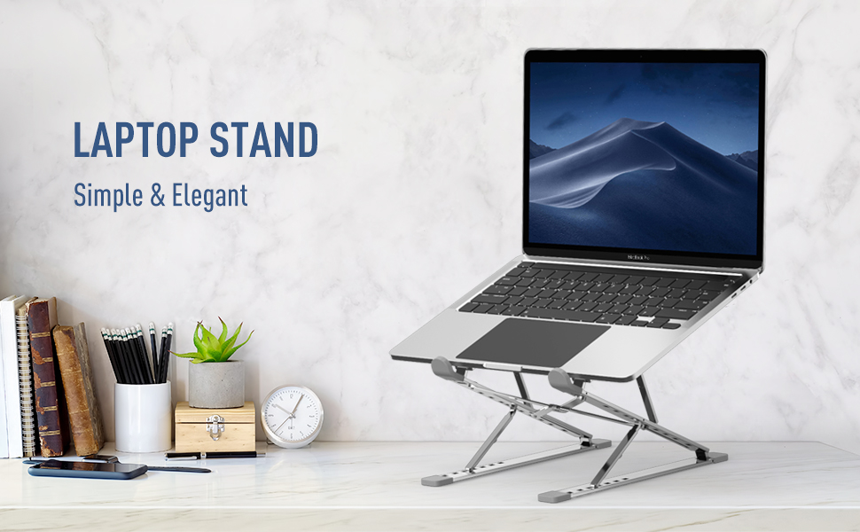 Simple portable elegant office laptop stand