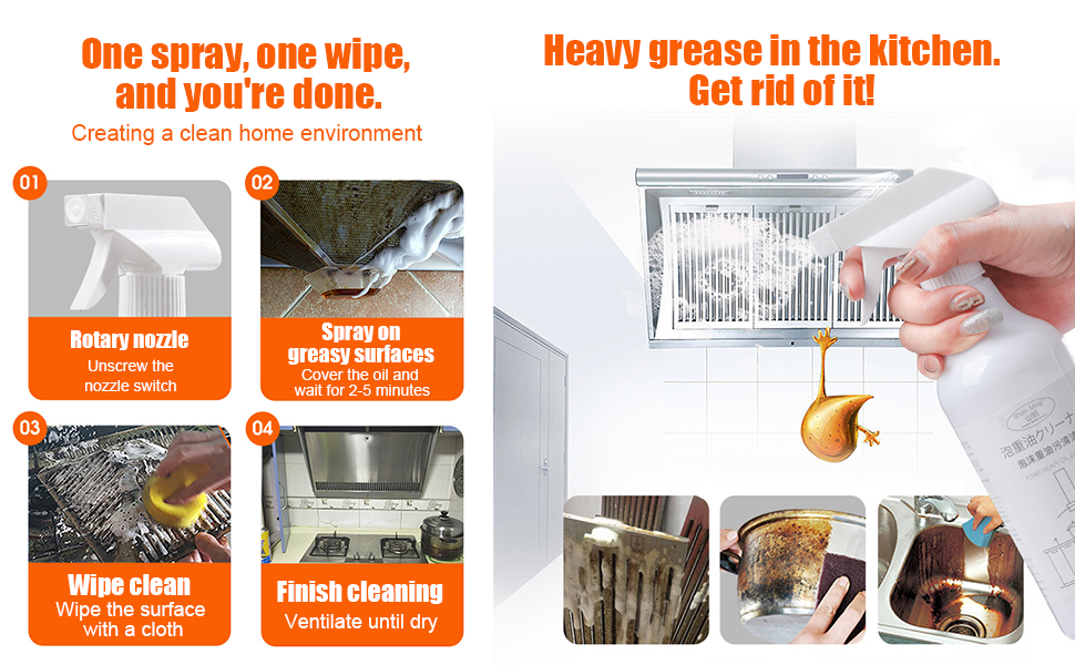 Ttuch Splash Foam Spray （500ml） Splash Spray Tablets