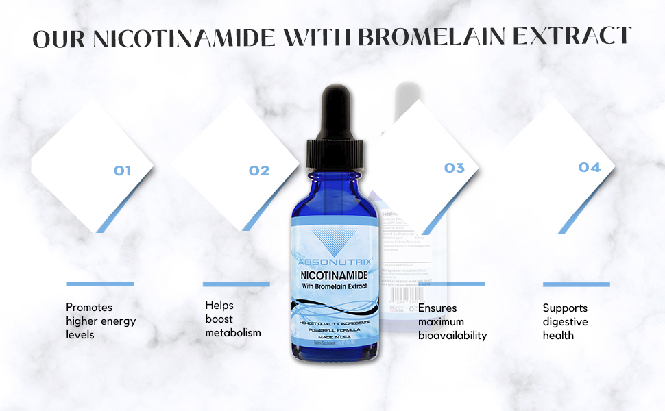 Nicotinamide with Bromelain