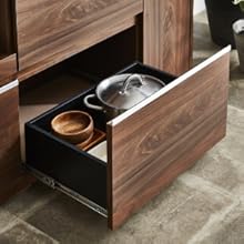 Amazon｜リコメン堂 キッチンカウンター 幅150cm 完成品