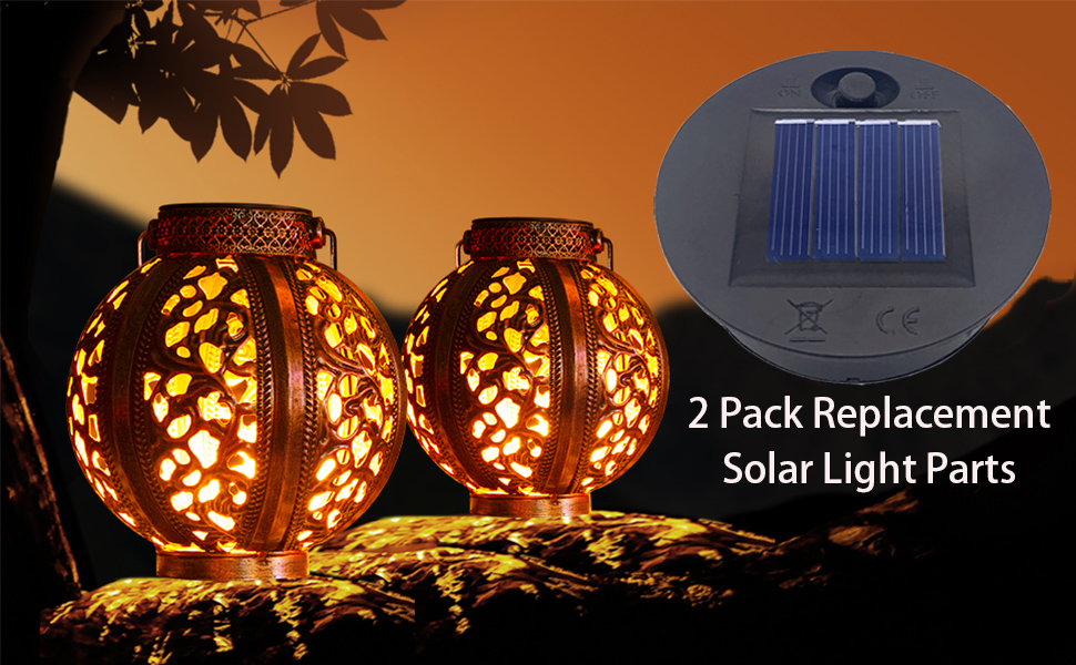 2 Pack Replacement Solar Light Parts Solar Light