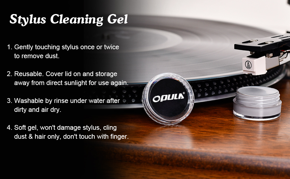 Vinyl Record Cleaner Kit 5in1,Anti Static Carbon Fiber