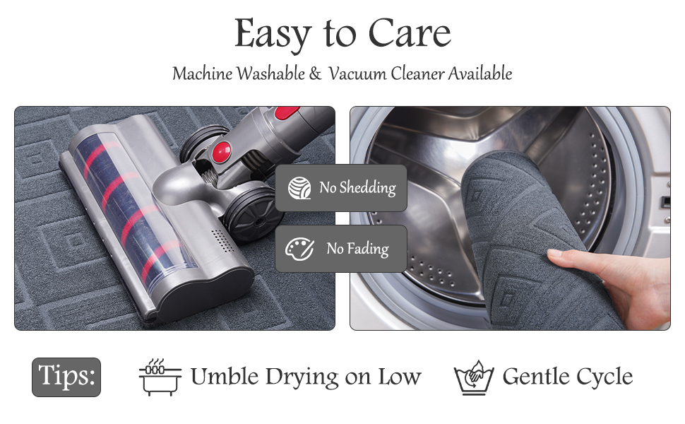 MontVoo BathMats for Bathroom Non Slip, Absorbent Thin