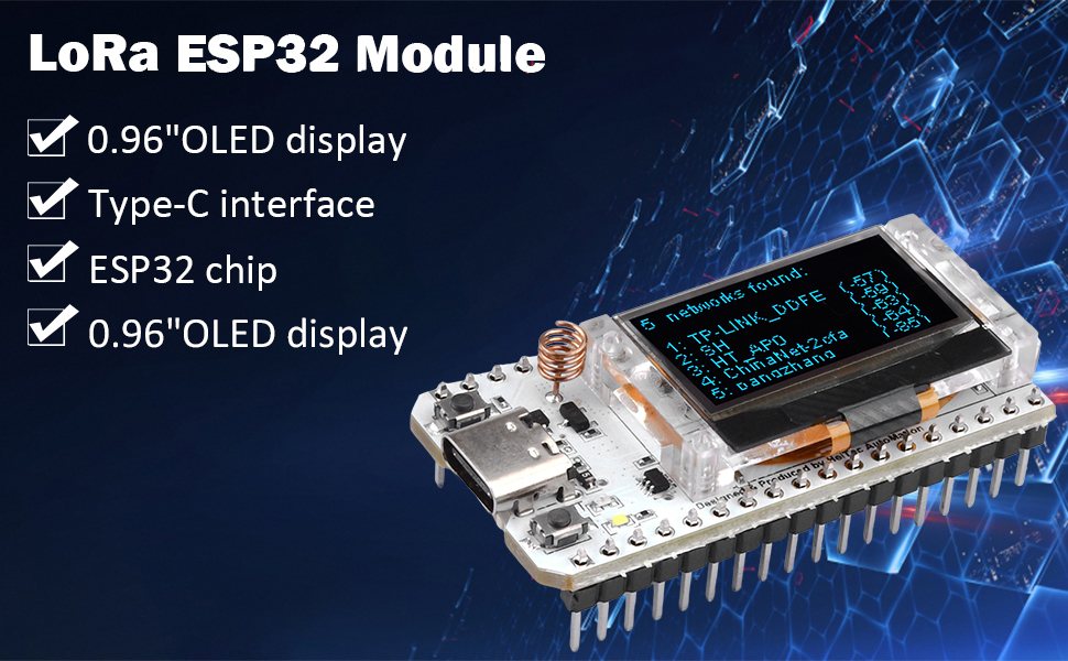ESP32 Development Board OLED Display