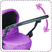 Adjustable handle Molly dolly pram tile