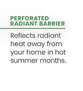 Perforated Radiant Barrier reflects radiant heat away from your home in hot summer months