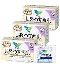 ★365【新品】ロリエ しあわせ素肌 羽つき 6個きれいスタイル極上Ｗ吸収14個 ☆365【新品】ロリエ しあわせ素肌 羽つき 6個きれいスタイル