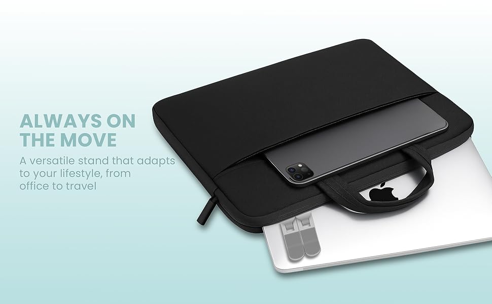 SL-221, 6-Level Adjustable Foldable Aluminum and Silicone Build Laptop Stand, Multi-Size Compatible, Easy Folding for Storage Ergonomic Comfort Works with MacBook, Dell, HP & More (Silver) 17 SALPIDO LAPTOP STAND SL-221