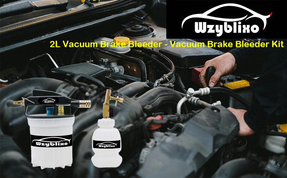 Wzyblixo 2L Vacuum Brake Bleeder - Vacuum Brake Bleeder Kit