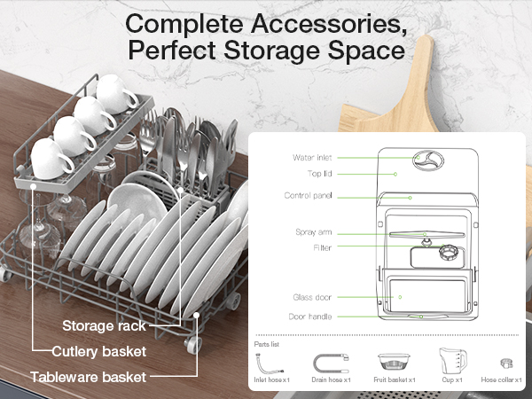 Complete Accessories, Perfect Storage Space