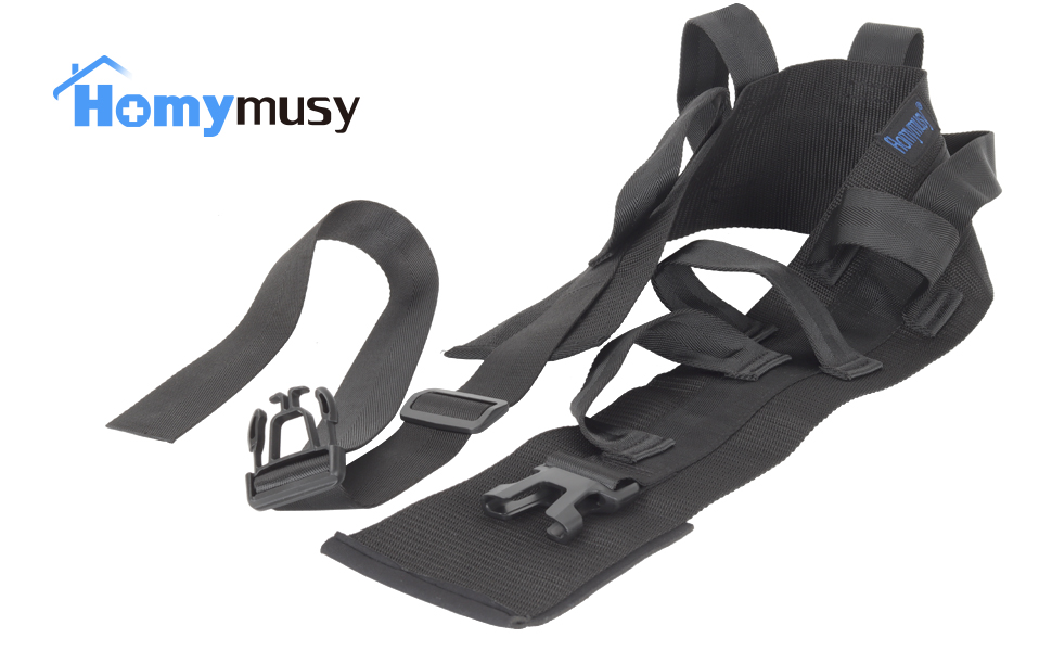 Gait Belt Transfer Belt,7 Padded Handles with Quick Release