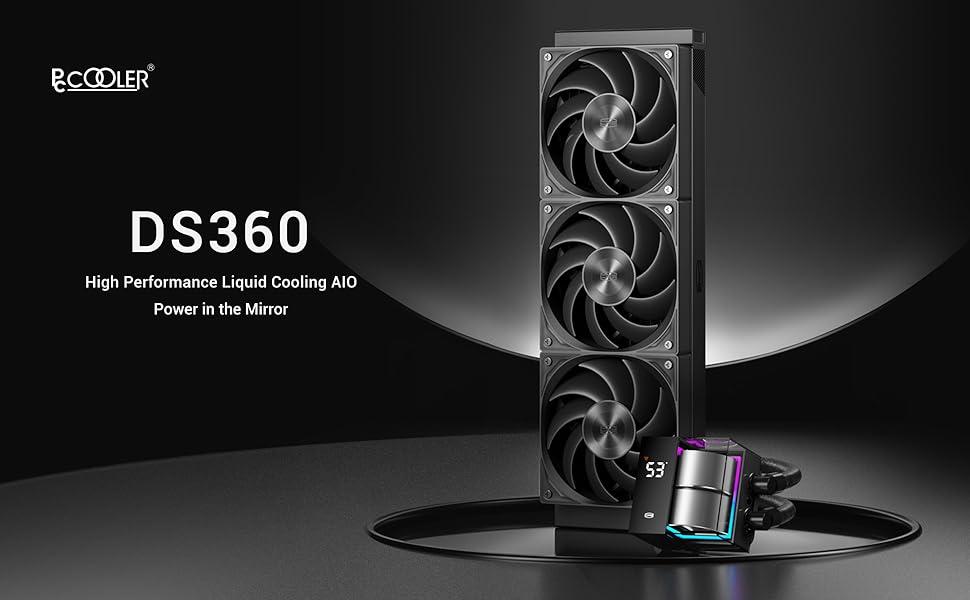 PCCOOLER CPS DS360 AIO液冷CPUクーラー PCCOOLER CPS DS360 AIO液冷CPUクーラー 360mmラジエーター