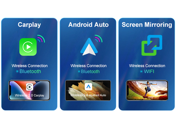 Carplay, Android Auto, Screen Mirroring