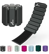 Sportneer Wrist & Ankle Weights for Women Men - 1 Pair (1 lb/2 lb Each) | Adjustable Weighted Bra...